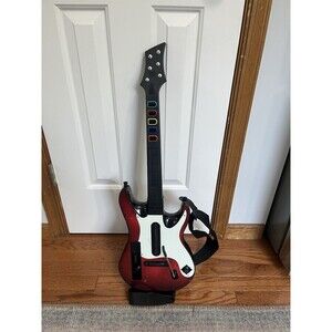 Guitar Hero Controller Nintendo Wii Red GH5 95911.805 With Strap